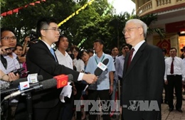 TBT Nguyễn Phú Trọng: Các đại biểu được bầu sẽ hết lòng vì dân, vì nước